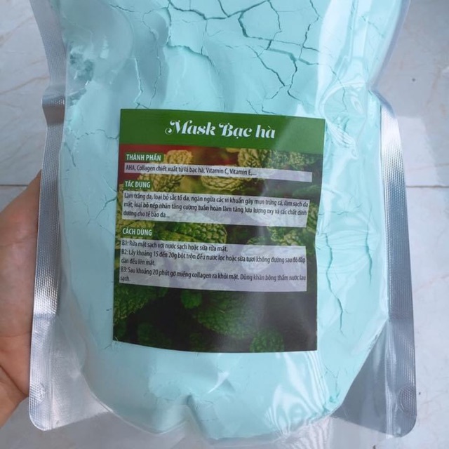 Mặt nạ dẻo bạc hà