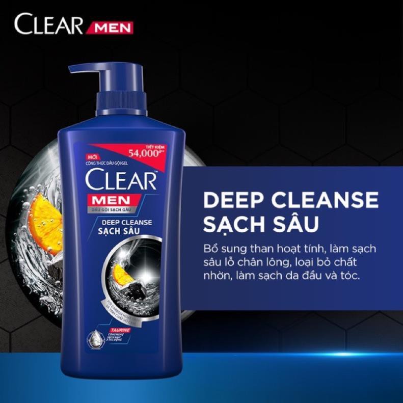 Dầu gội clear men 900g