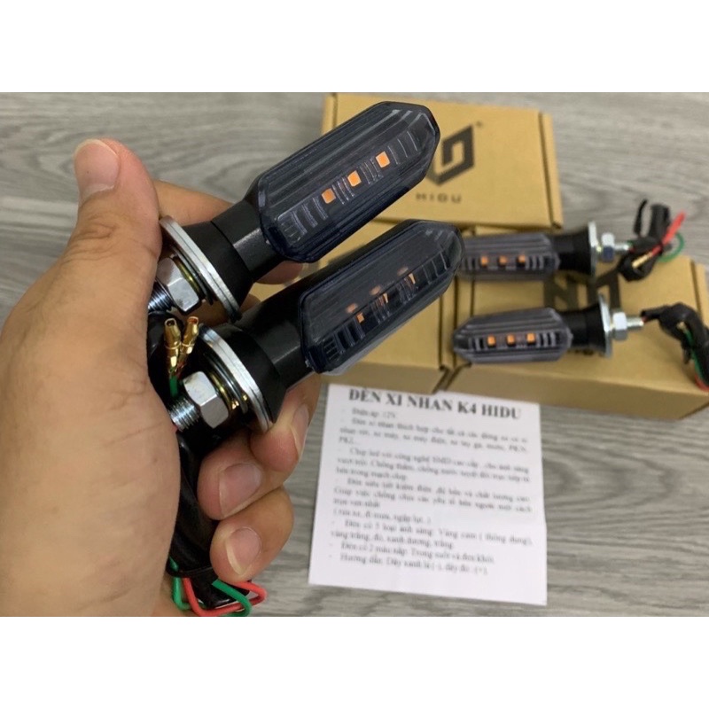 Đèn Xi Nhan K4 HiDu Gắn Nhiều Dòng Xe Máy Cực Đẹp