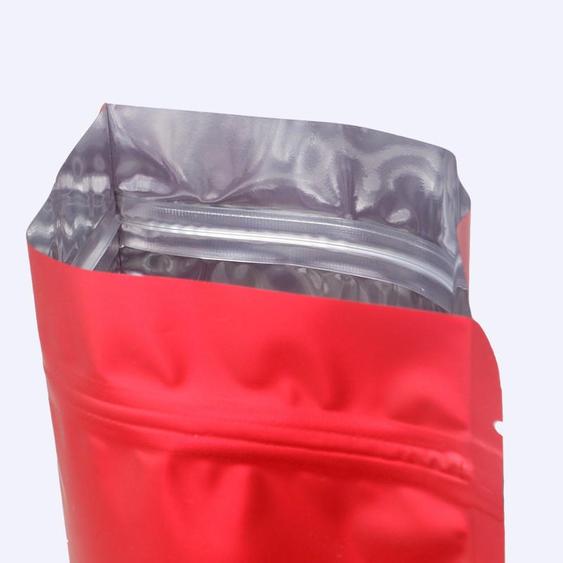 Set 100 Túi Zip Nhôm Nhám Hai Mặt Màu Nhám Có Thể Làm Giá Đỡ