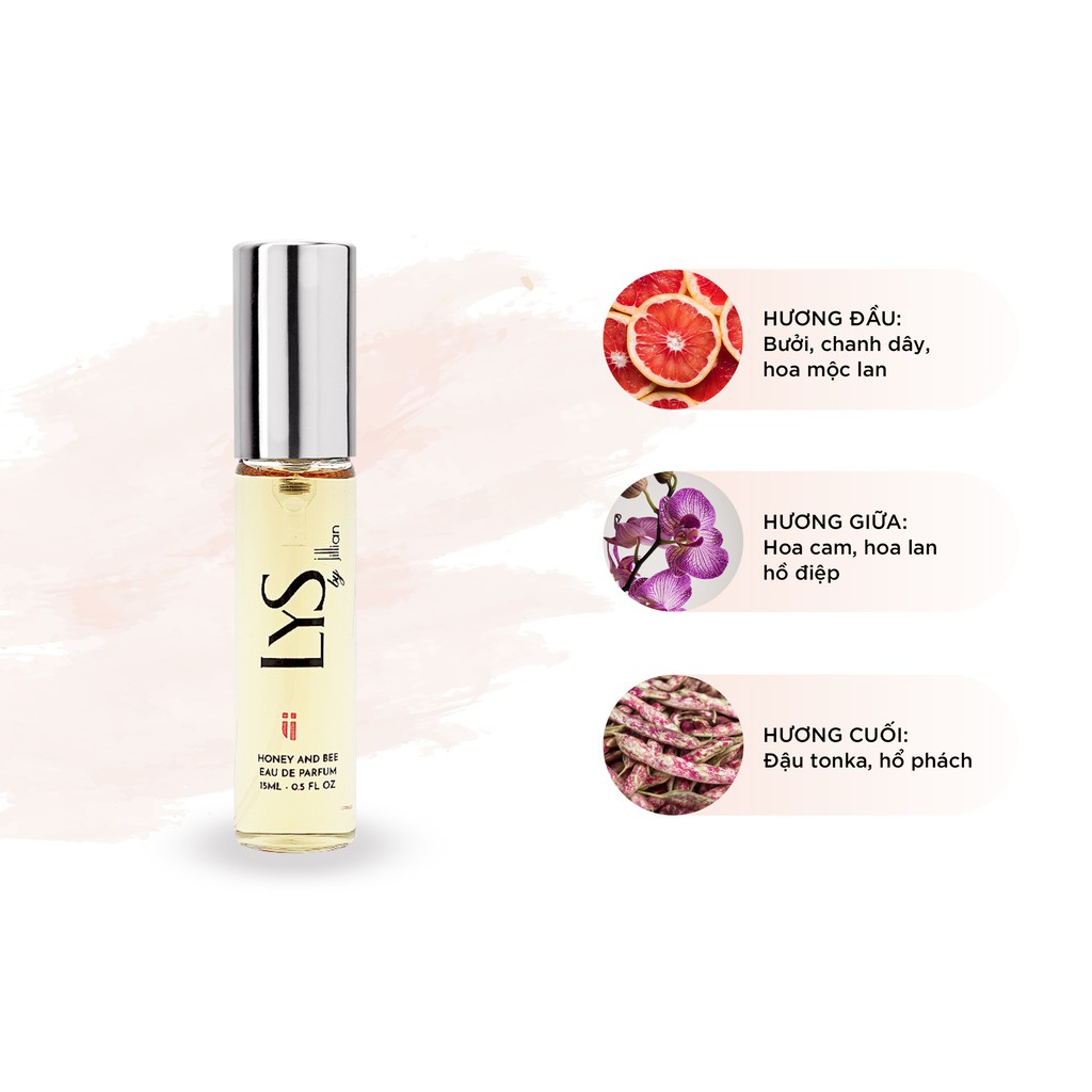 Nước hoa nữ LYS by Jillian: Honey and Bee (EDP) 15ml | BigBuy360 - bigbuy360.vn