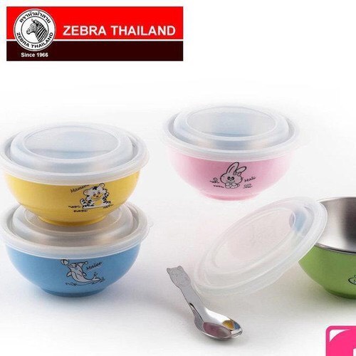 Chén 11cm Kiddy + muỗng Zebra 184202