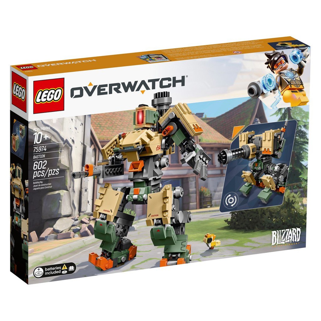 [HÀNG CÓ SẴN] Lego UNIK BRICK 75974 Bastion trong Overwatch - Bộ lắp ráp rô bốt Bastion trong game Overwatch