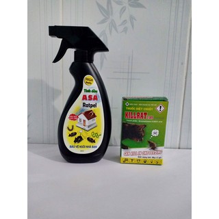 Combo Thuốc diệt chuột - xua đuổi chuột