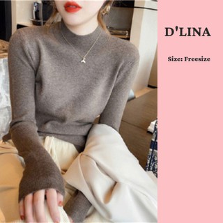 Áo len tăm nữ cổ 3 phân Quảng Châu cao cấp - A5