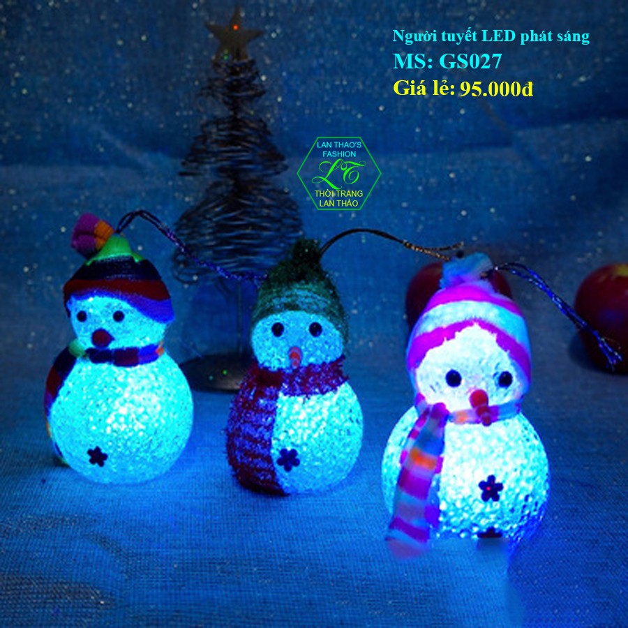 NGƯỜI TUYẾT TRANG TRÍ NOEL GIÁ TỐT