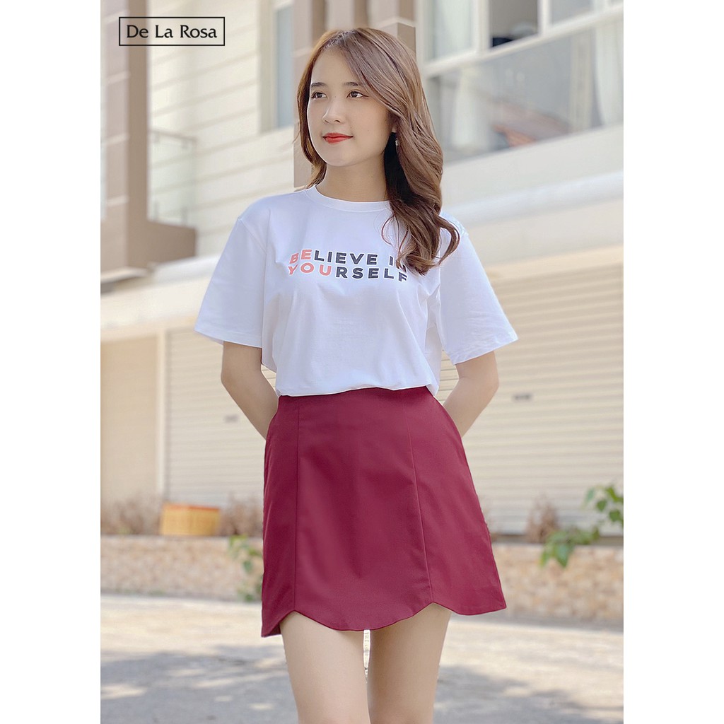 Chân Váy Kaki Vạt Cánh Hoa Thiết Kế Form A Công Sở, Dạo Phố - De La Rosa | BigBuy360 - bigbuy360.vn