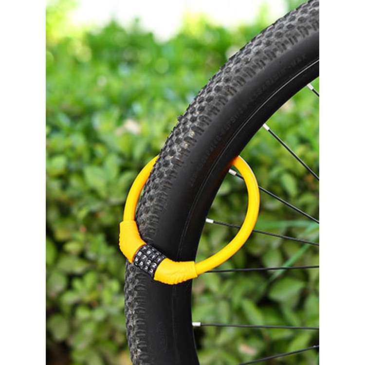 Khóa Dây Thép 4 Số Chống Trộm Cho Xe Đạp/Xe Máy