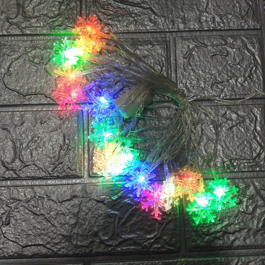 Đèn nháy trang trí nhiều màu dây đơn  dây 4m