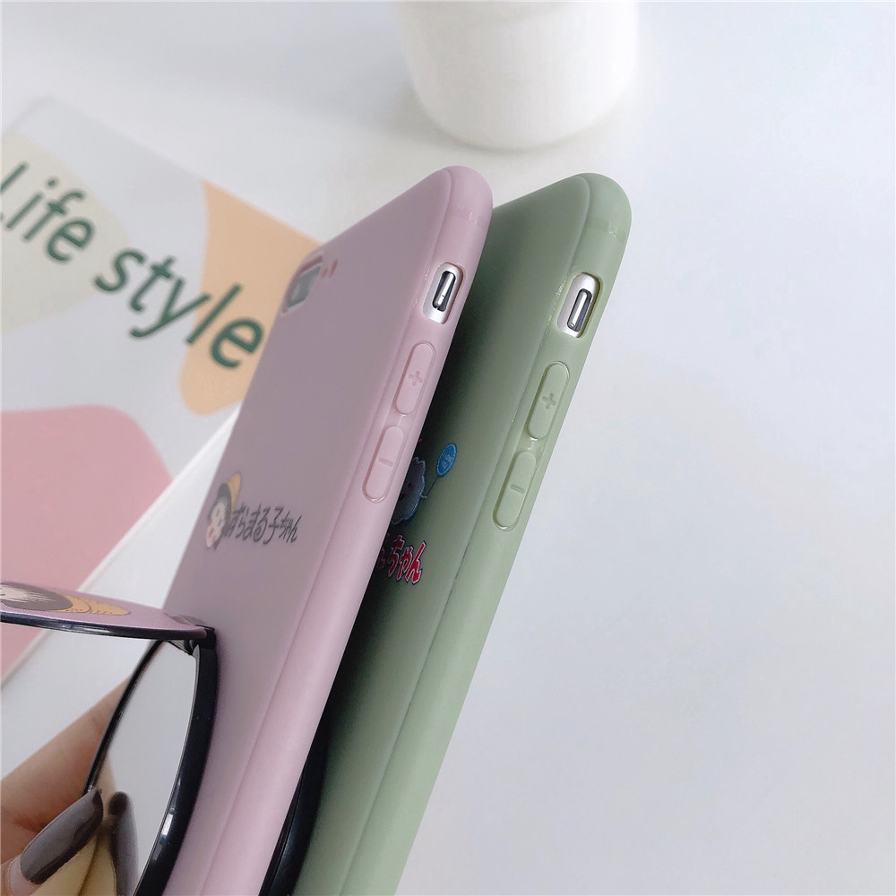Ốp Lưng Tráng Gương Có Giá Đỡ Đa Năng Và Dây Đeo Cho Iphone 6 6s 7 8 Plus X Xs Max Xr