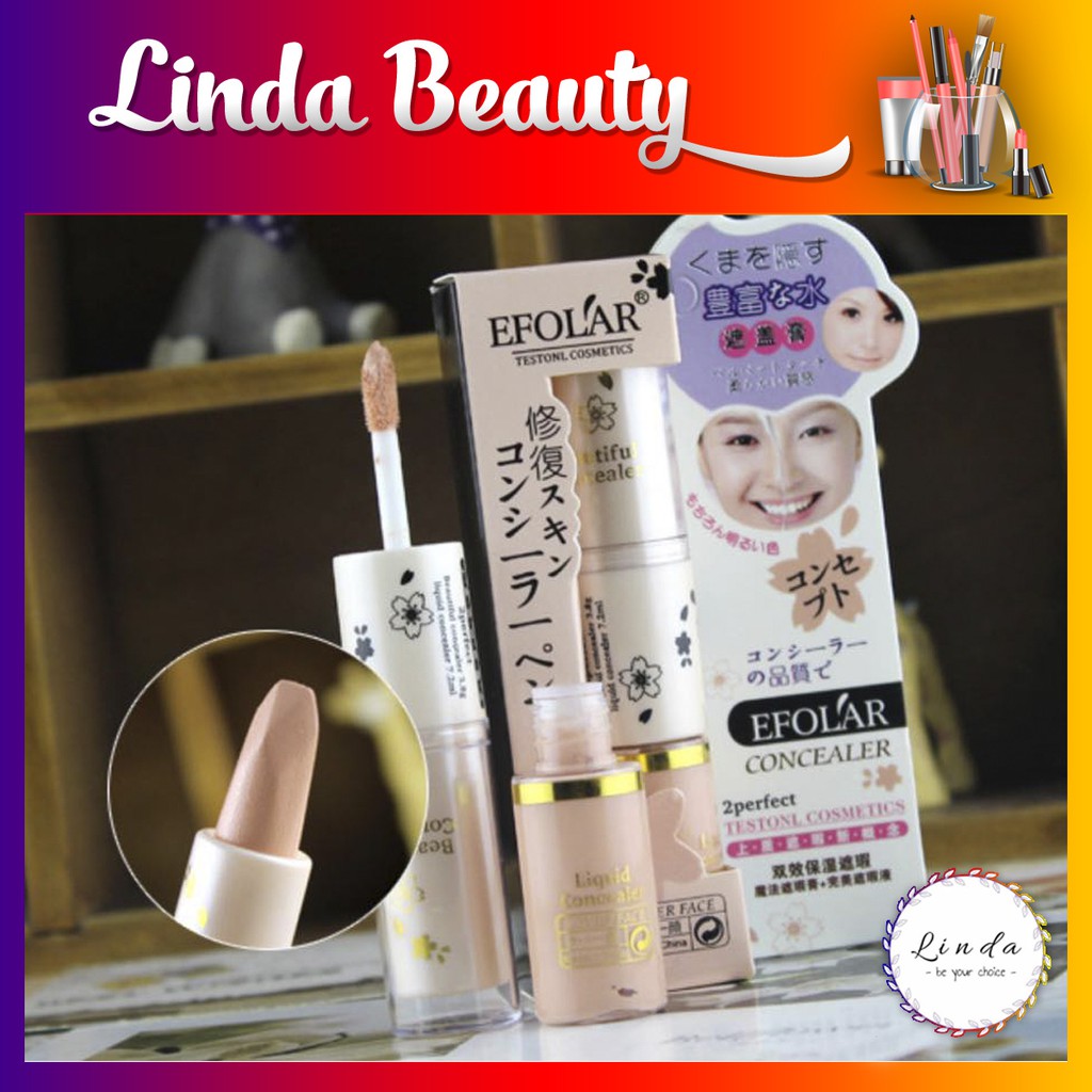 Bút tạo khối che khuyết điểm 2 đầu kem và khối EFOLAR nội địa Trung | BigBuy360 - bigbuy360.vn