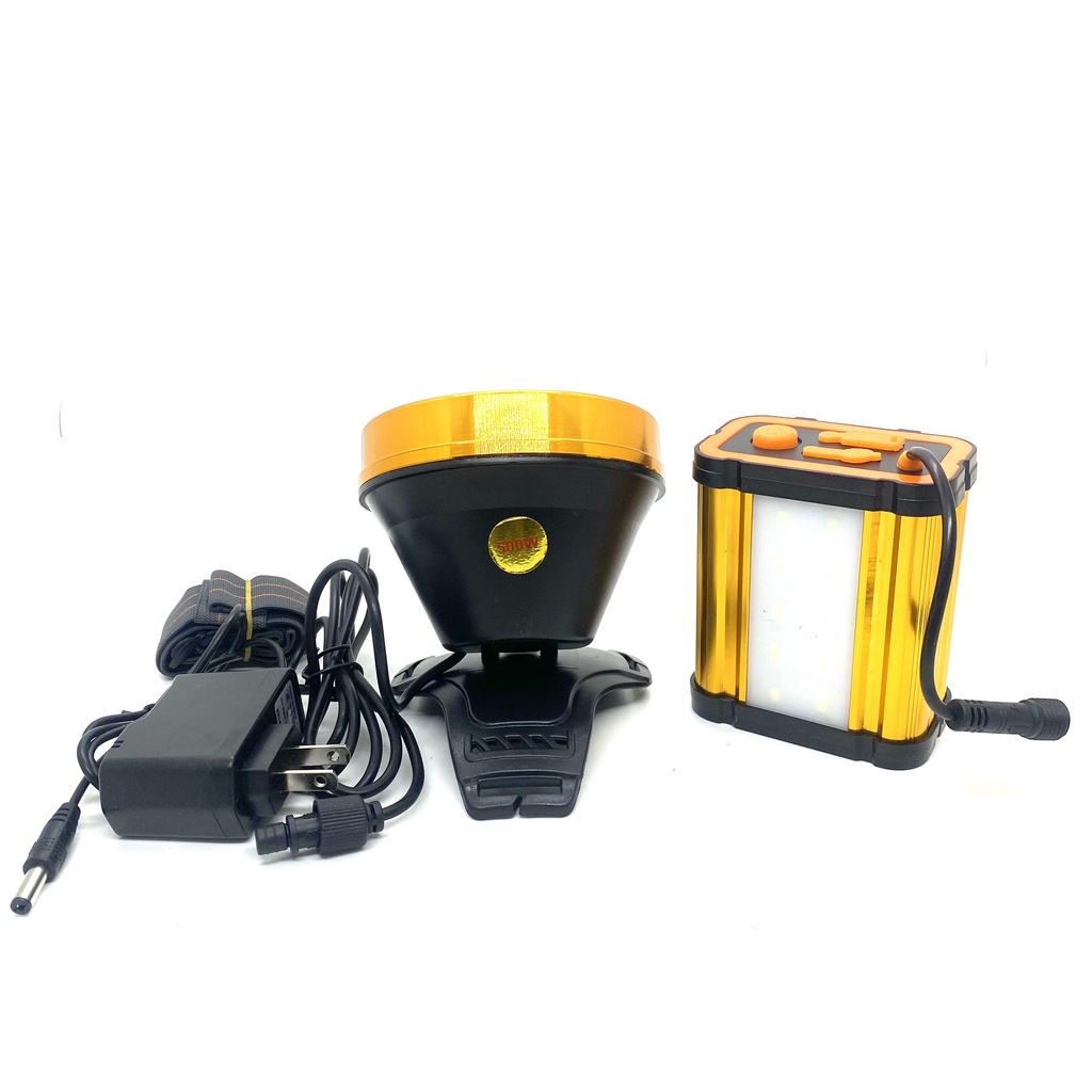 Đèn pin siêu sáng pin rời mã T6 300W siêu sáng pin khủng 20h sáng