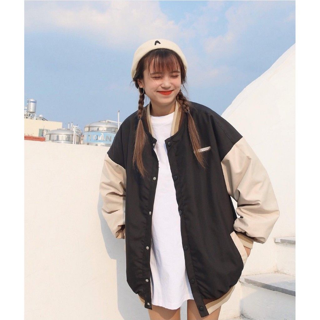 Áo Bomber Jacket Unisex 🍓FreeShip🍓 Áo Khoác Bóng Chày Nhung 2 Lớp Đôi Nam Nữ | BigBuy360 - bigbuy360.vn