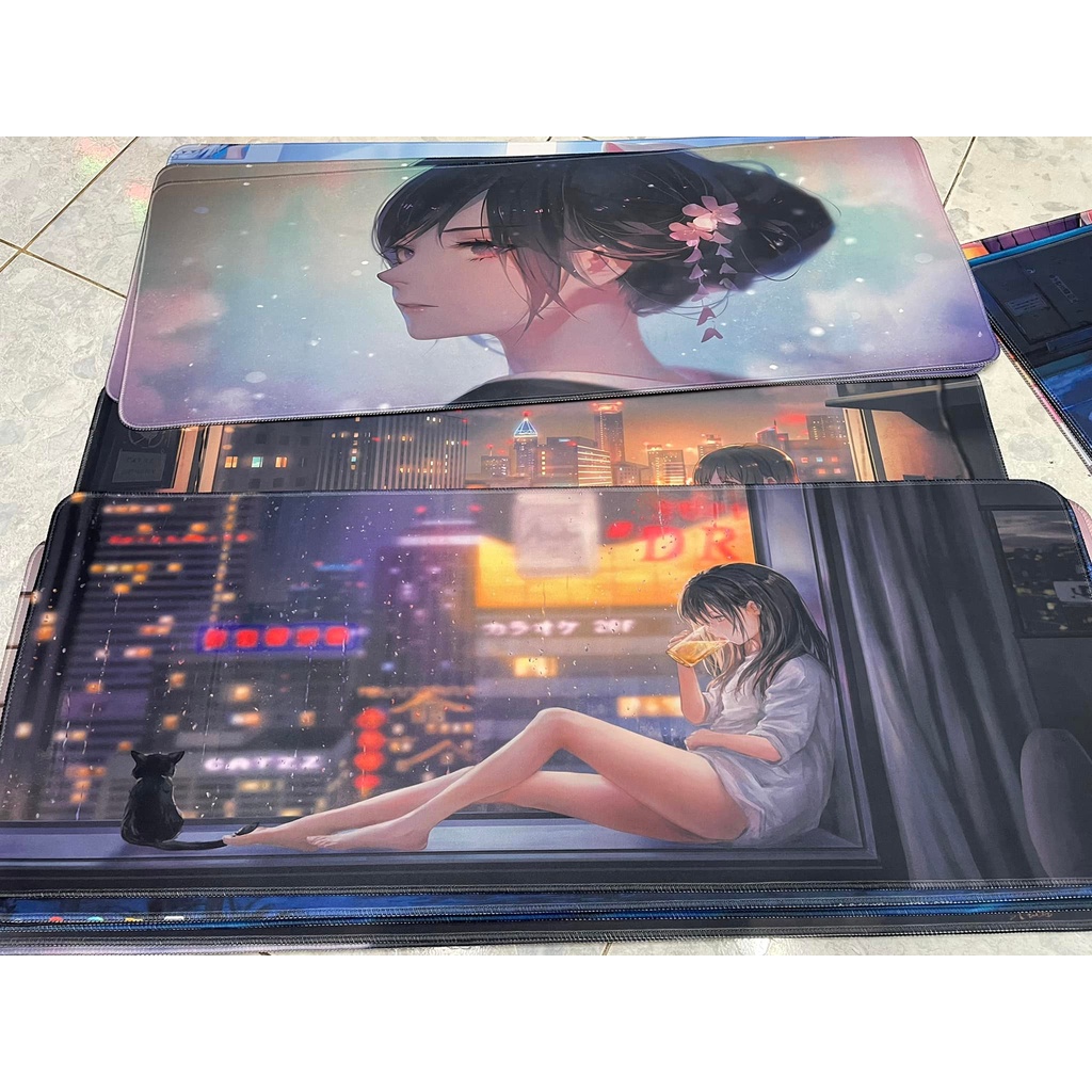 Lót chuột Anime mới 80x30x3