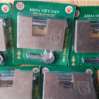 Khóa Việt Tiệp cầu ngang bằng đồng cao cấp, ổ khóa Việt Tiệp cầu ngang chống cắt