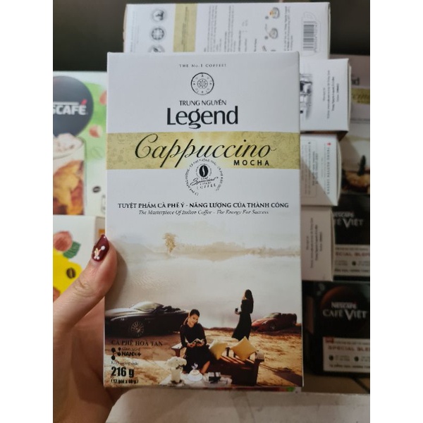 Cà phê Legend Cappuccino Mocha hộp 216g