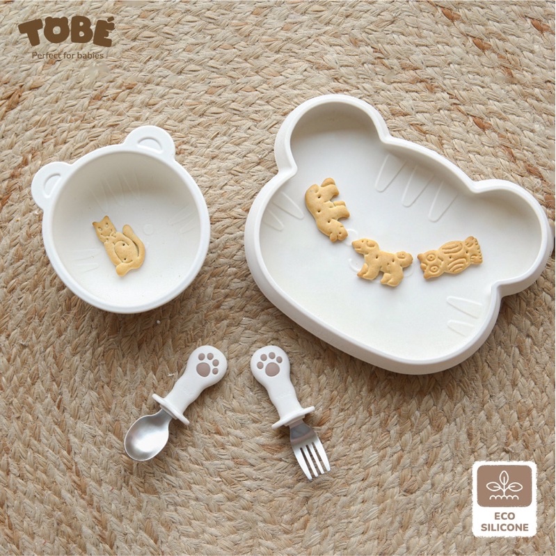 Khay ăn dặm silicone To Bé hình hổ ngộ nghĩnh