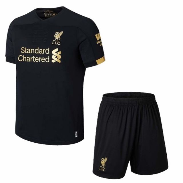 Quần áo bóng đá : CLB Liverpool đen