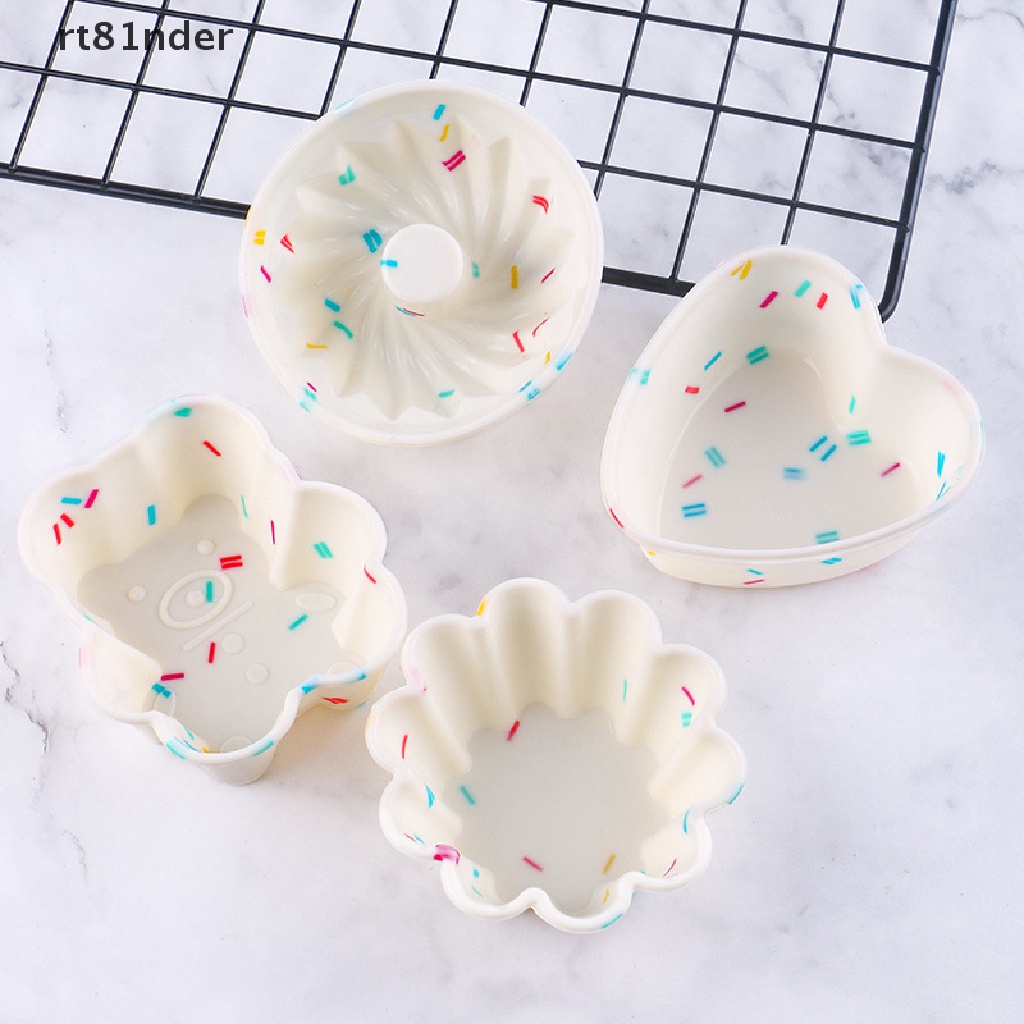 Rt Khuôn Silicon Làm Bánh Muffin Cupcake / Muffin DIY Dễ Thương Cho Nhà Bếp