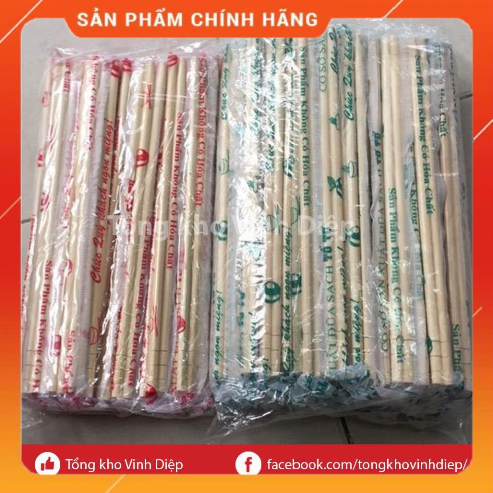Đũa tre dùng 1 lần (đũa ăn liền) - Bịch 40-50-100 đôi