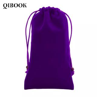 Túi vải nhung dây rút đựng điện thoại 5.5 inch tiện dụng