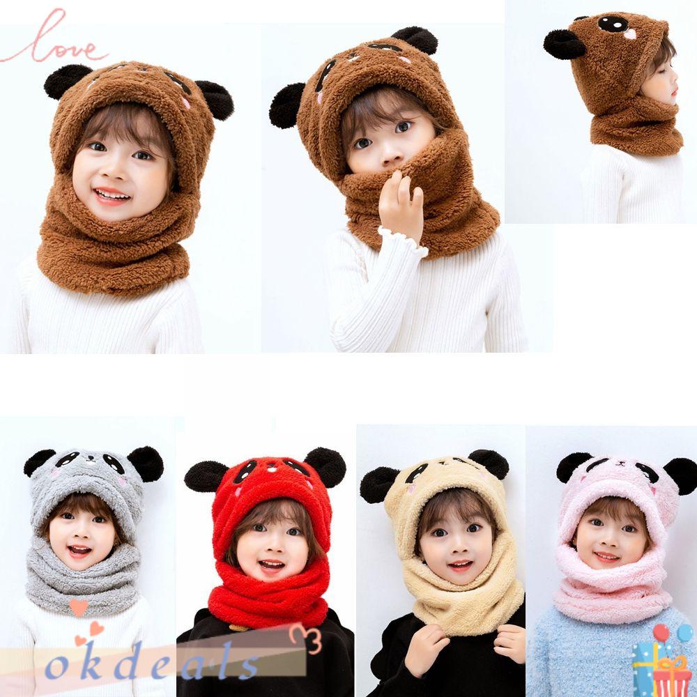 Mũ Nhung San Hô Che Phủ Toàn Diện Xinh Xắn Cho Bé