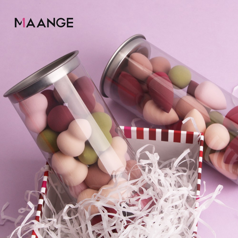 Hộp 30 mút MAANGE đánh kem BB/ phấn nền