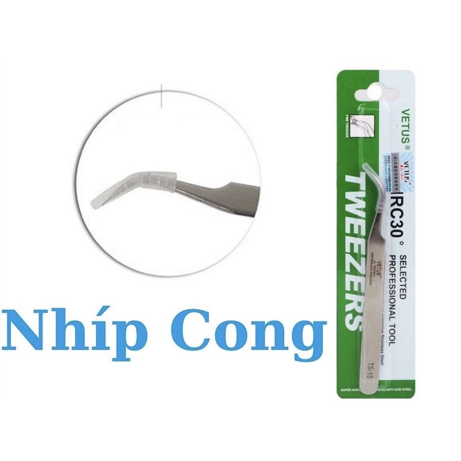 Cặp 2 Cây Nhíp Classic, Nhíp Tách Mi Nối Classic,Dụng Cụ Nối Mi