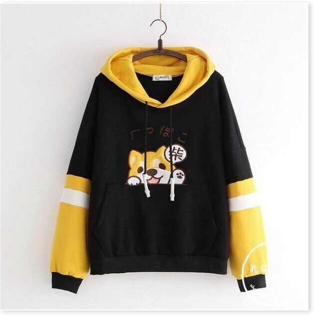 ÁO KHOÁC HOODIES,FROM RỘNG Y HÌNH,CHẤT LIỆU VÃI THOÁNG MÁT,THIẾT KẾ HỌA TIẾT XINH XẮN LANA FASHION
