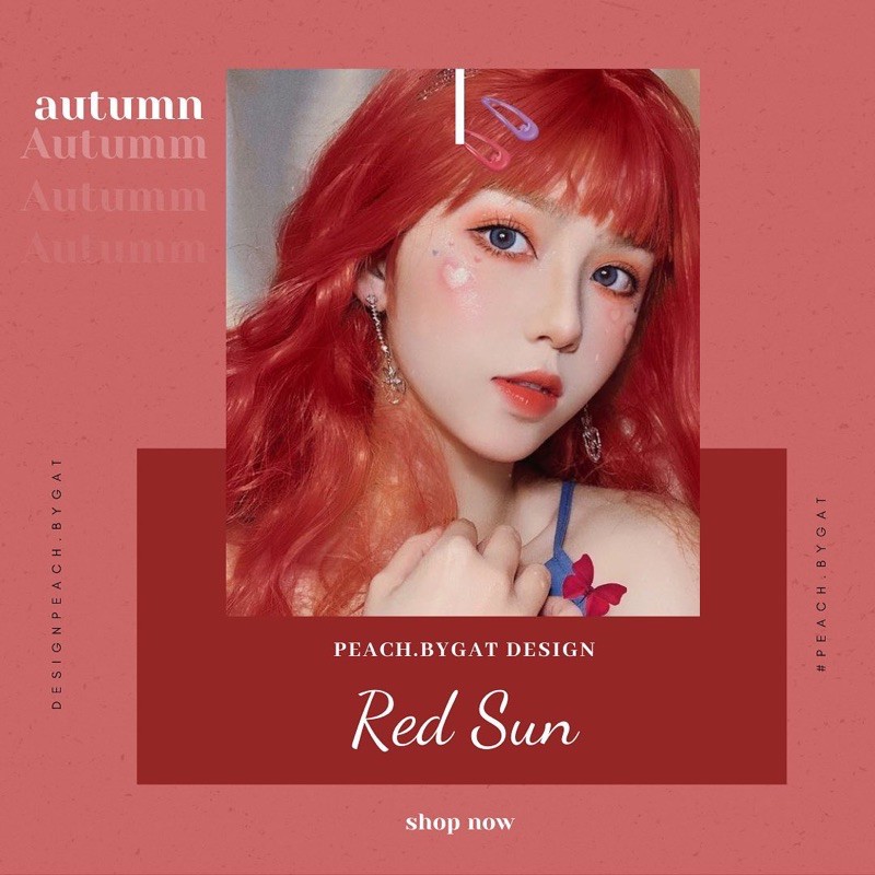 Thuốc nhuộm Đỏ mặt trời “IG:peach.bygat,peach.bygat,peach.bygat” | BigBuy360 - bigbuy360.vn