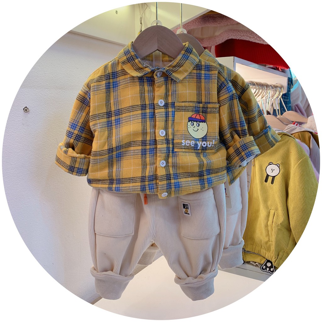 SET ÁO CARO QUẦN NHUNG TRẮNG LÓT LÔNG