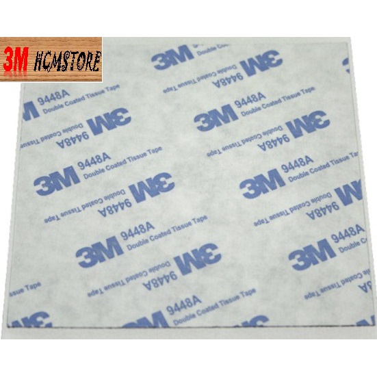 3M 9448A DẠNG STICKER VUÔNG 40mm x 40mm - BĂNG KEO HAI MẶT SIÊU DÍNH CHỊU NHIỆT