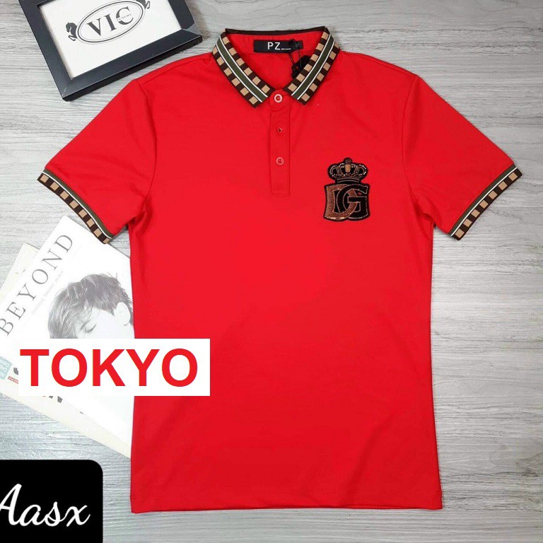 ÁO THUN NAM POLO COTON CAO CẤP THÊU LOGO VIỀN VS 01 TOKYOSHOP | BigBuy360 - bigbuy360.vn