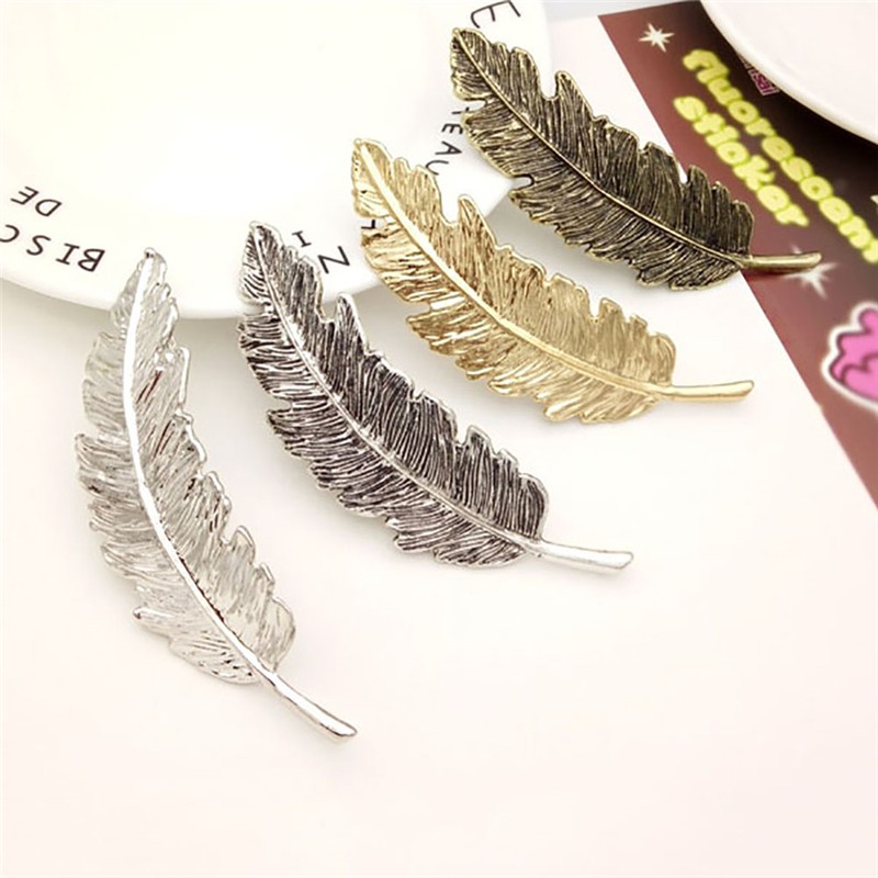 Trâm Cài Tóc Hình Chiếc Lá Phong Cách Retro