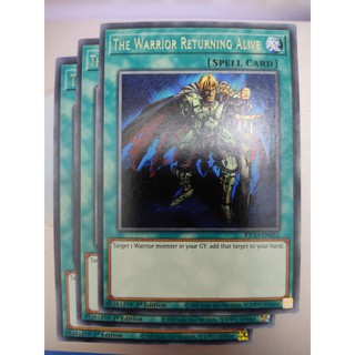 [Yugioh Funny Shop] Thẻ bài The Warrior Returning Alive - KICO-EN052 - Rare 1st Edition