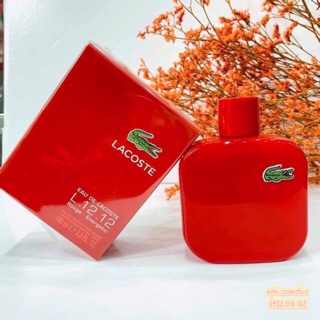 Nước hoa nam lacoste đỏ l.12.12 rouge edt pour homme 100ml