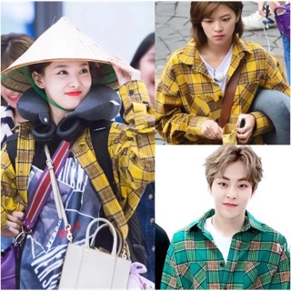 Áo sơmi kẻ BTS, TWICE, EXO