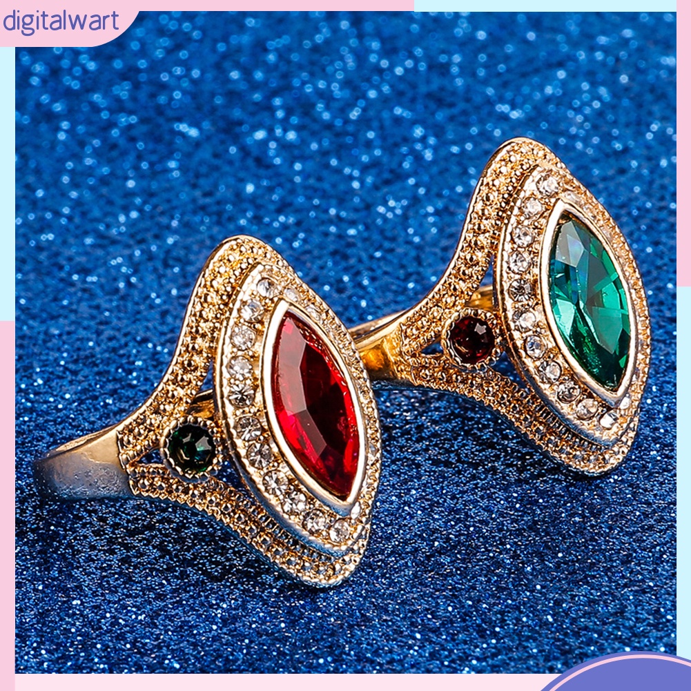 Nhẫn đính đá thời trang kiểu dáng vintage cho nữ