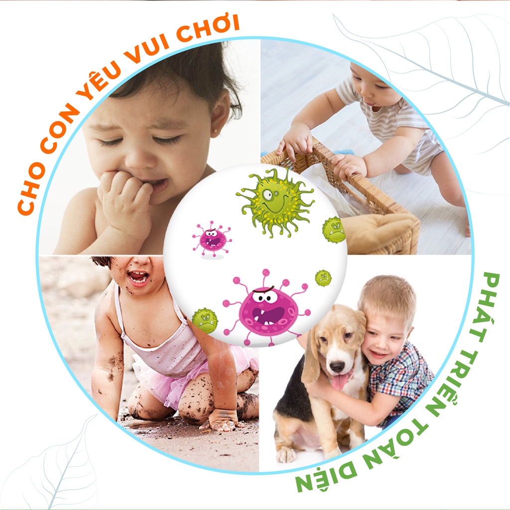 Nước rửa tay hữu cơ trẻ em 24Care 300ML/1L - bảo về trẻ khỏi vi khuẩn gây bệnh, cho con yêu vui chơi không ngại khuẩn