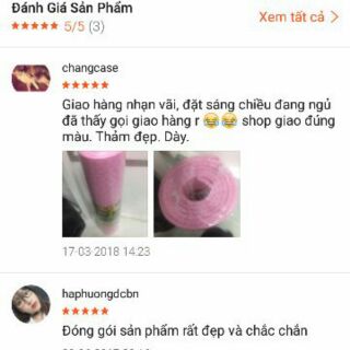 Thảm tập gym và yoga
