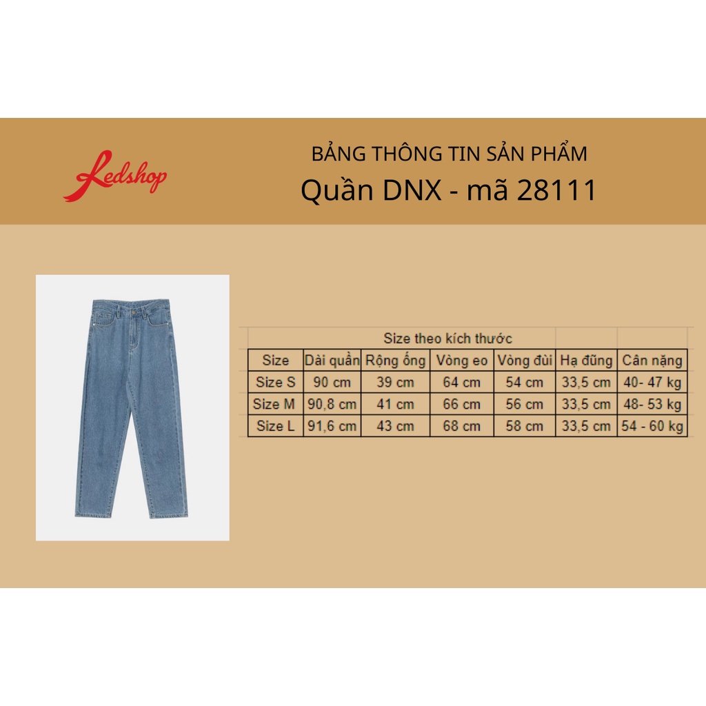 Quần Jeans nữ phong cách dạo phố, thời trang công sở Phong Cách Hàn Quốc Red Shop_28111