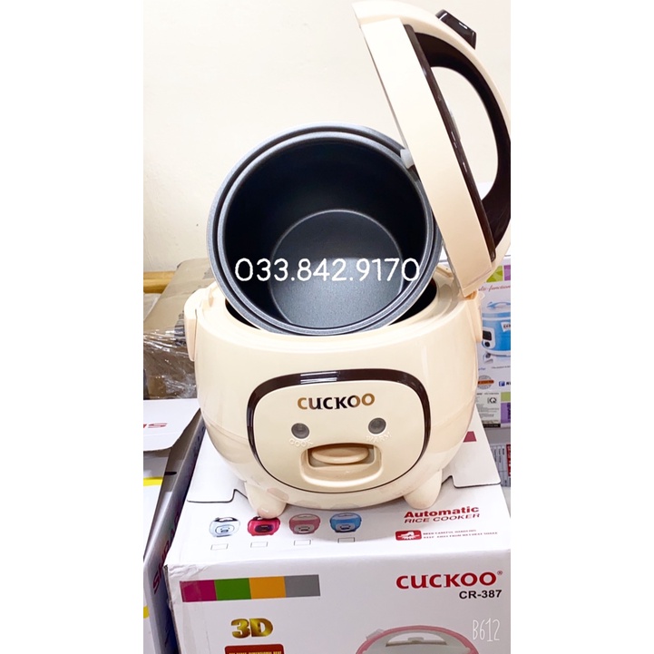 nồi cơm điệnNồi Cơm Điện mini SHRAP/CUCKOO CR387/JIPLAI - Dung tích 1L, kiểu dáng Con Lợn Siêu Đáng Yêu, BH 12 tháng