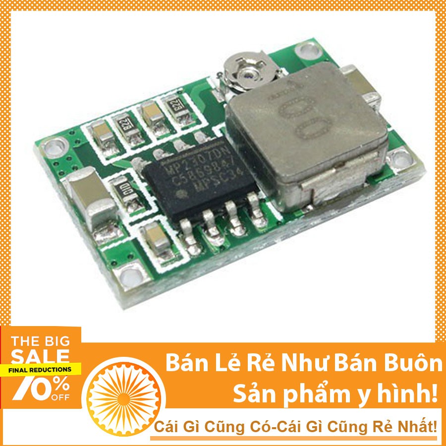 Module hạ áp DC-DC Mini-360 3A 4-23V