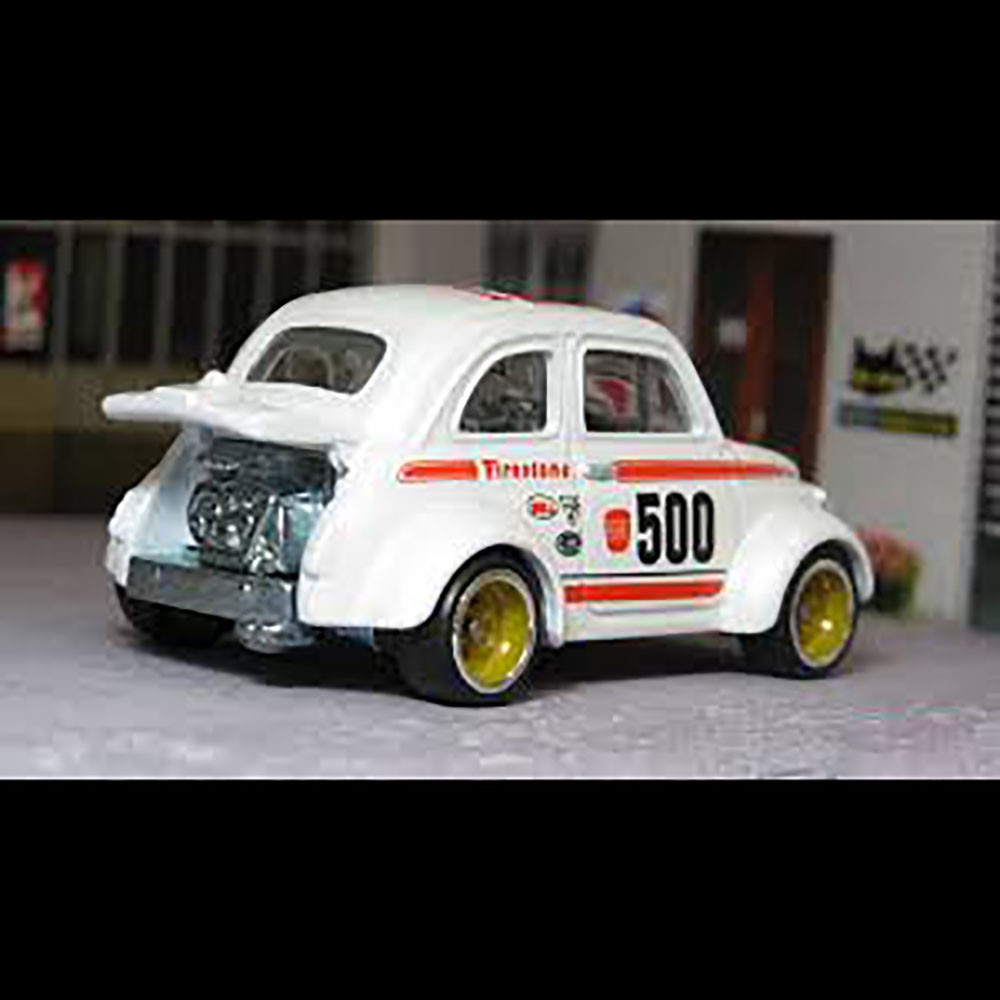 Xe mô hình 1/64 Hot Wheels Air-Cooled Car Culture 60's Fiat 500D Modificado