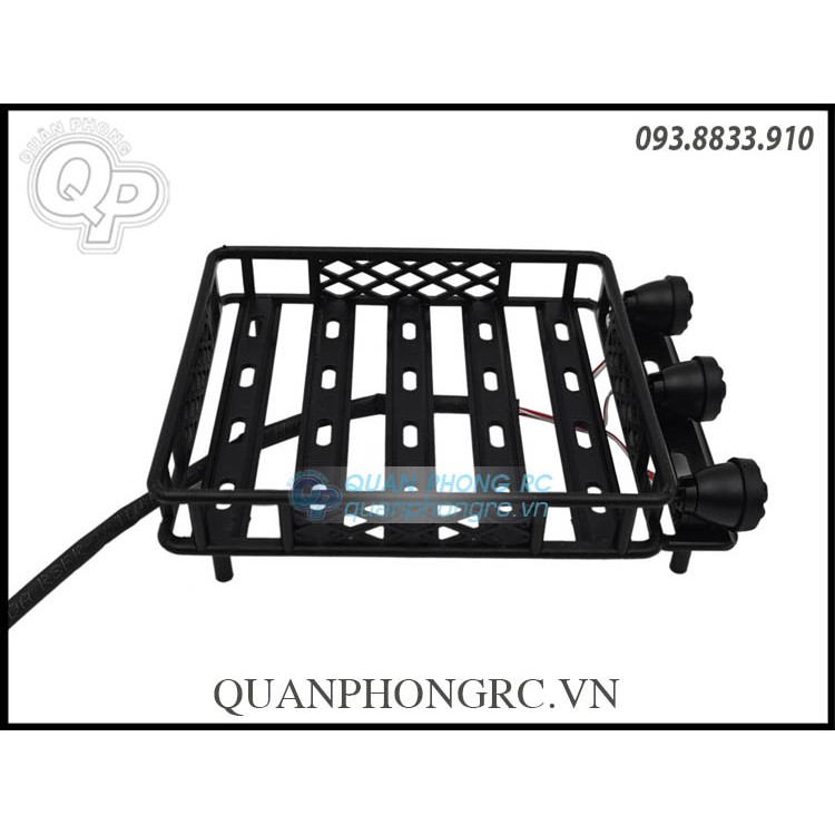 Giá Để Hành Lý Có Đèn LED - Luggage Roof Kits With LEDS For 1:14 F1 F3 Hard Top Crawlers