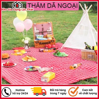 Thảm du lịch dã ngoại gấp gọn chống thấm nước 150 x 150cm - Thảm gấp gọn du lịch đi biển, bạt trải picnic