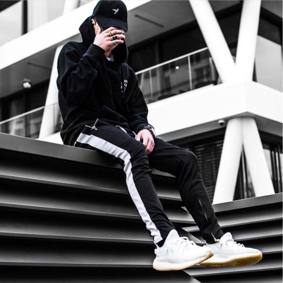 Quần Track Pants 1 sọc khóa Zip có dây Drawstrings dài [Track Pants Zipper - ÃNH THẬT] Unisex Ulzzang 5theway