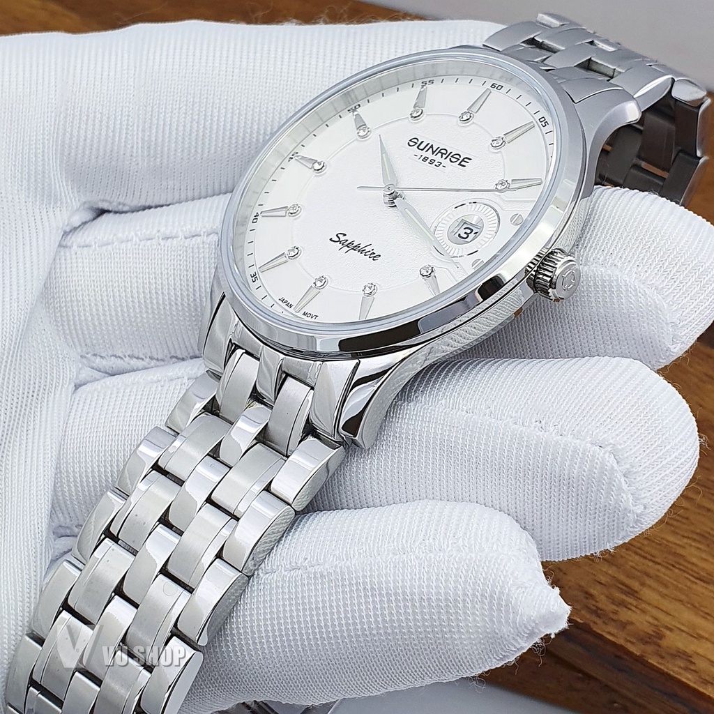 Đồng hồ nam SUNRISE 1222SA - Kính sapphire