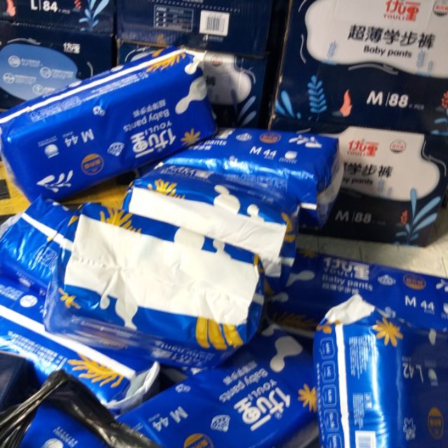 Com bo 2 thùng bỉm dán / quần S224, M196, L168, XL 160