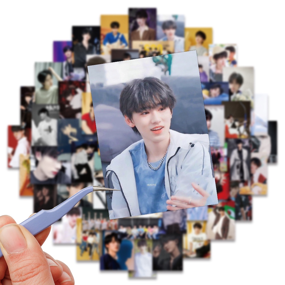 Set 240/120/60 Nhãn Dán Trang Trí Chai Nước/Mũ Bảo Hiểm/Laptop Họa Tiết Ngôi Sao Trẻ Tuổi